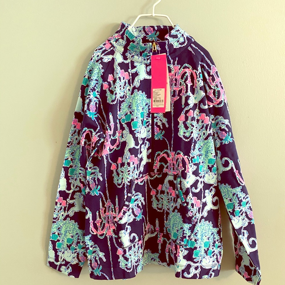 SOLD Girls XL Little Skipper Popover Pop Up Monkey